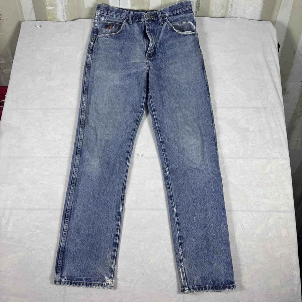 TwentyX Straight Leg Jeans Mens Blue Denim 5-Pocket Comfort Outdoor Size 33x34
